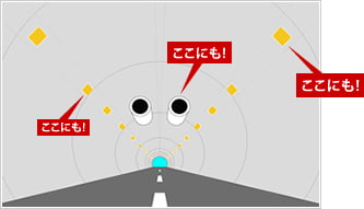 イメージ：トンネルのなかの「デンセン」